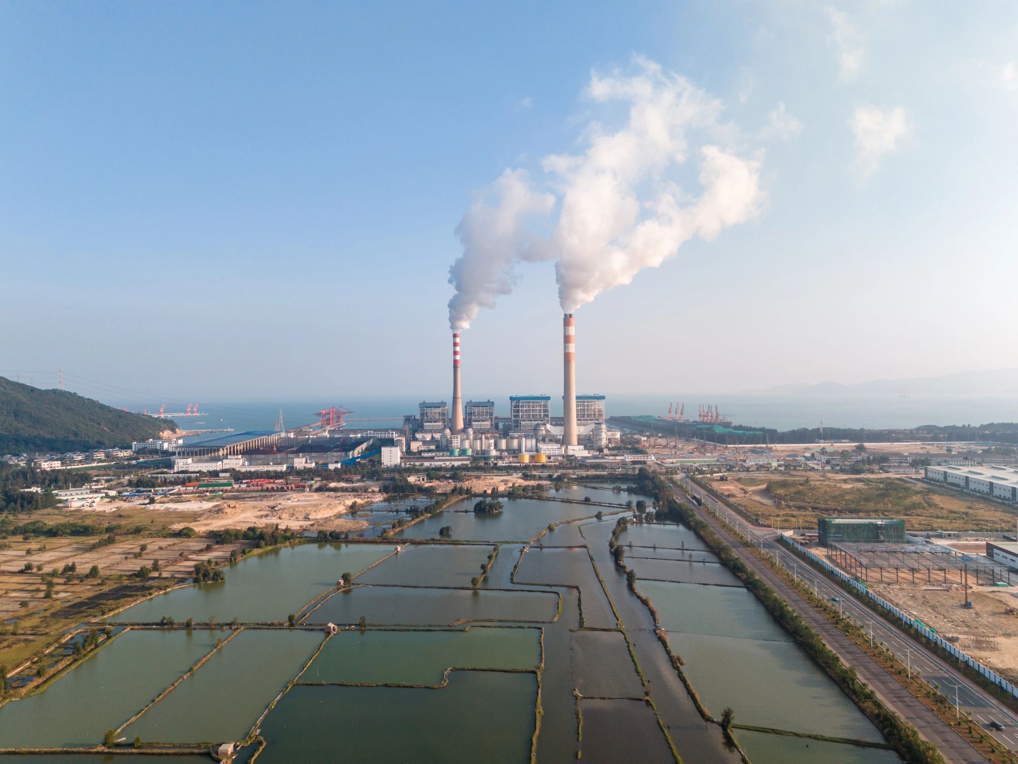 Industrial plant and refinery infrastructure